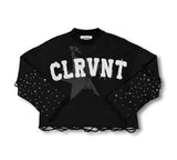 Black CLRVNT Long-Sleeve Shirt