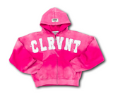 Pink CLRVNT Hoodie