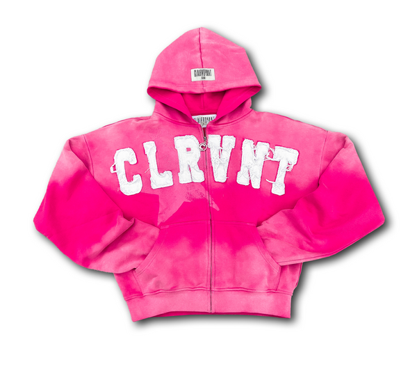 Pink CLRVNT Hoodie