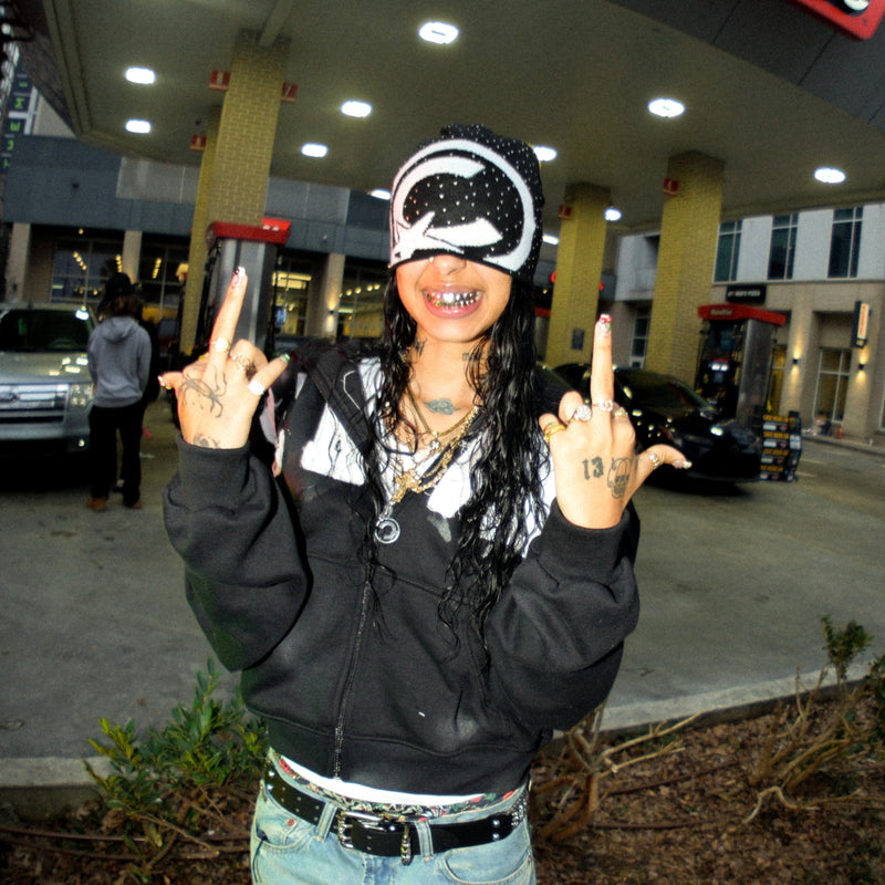 Black CLAIRVOYANT Logo Beanie
