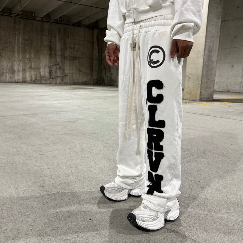 The White CLRVNT Sweatsuit (1 of 1)