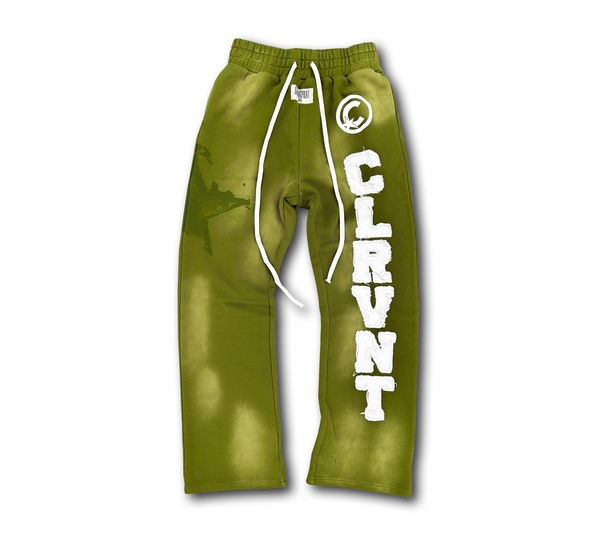Green CLRVNT Sweatpants