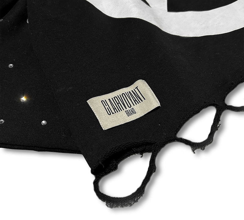 Black CLRVNT Long-Sleeve Shirt