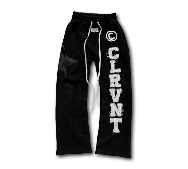 Black CLRVNT Sweatpants
