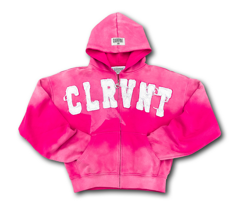 Pink CLRVNT Hoodie