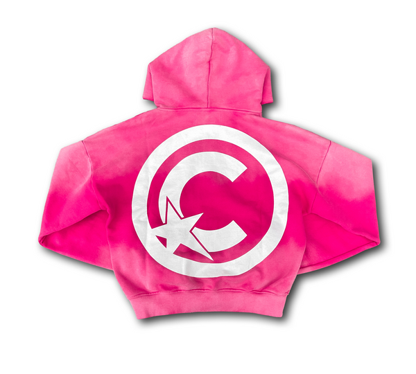 Pink CLRVNT Hoodie