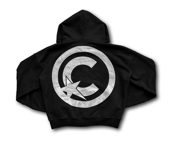 Black CLRVNT Hoodie