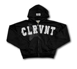 Black CLRVNT Hoodie
