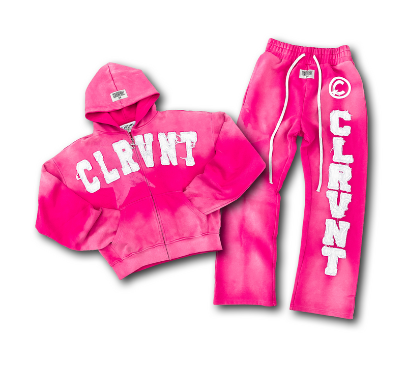 Pink CLRVNT Sweatsuit Bundle