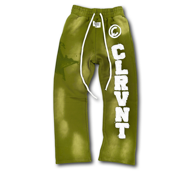 Green CLRVNT Sweatpants