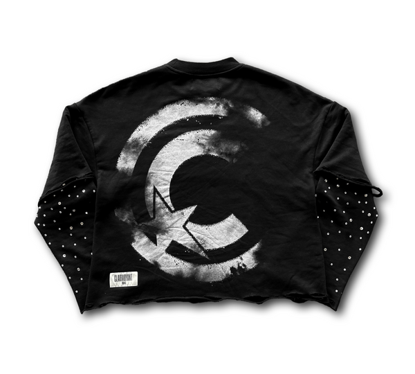 Black CLRVNT Long Sleeve Shirt