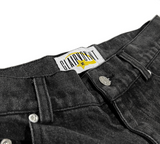 Black CLRVNT Denim Shorts