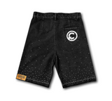 Black CLRVNT Denim Shorts