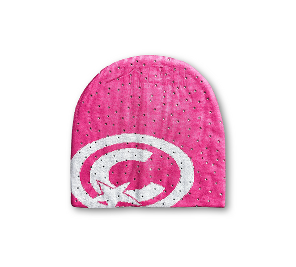 Pink CLAIRVOYANT Logo Beanie