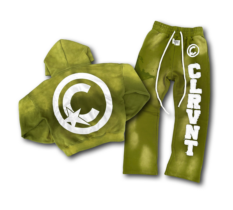 Green CLRVNT Sweatsuit Bundle